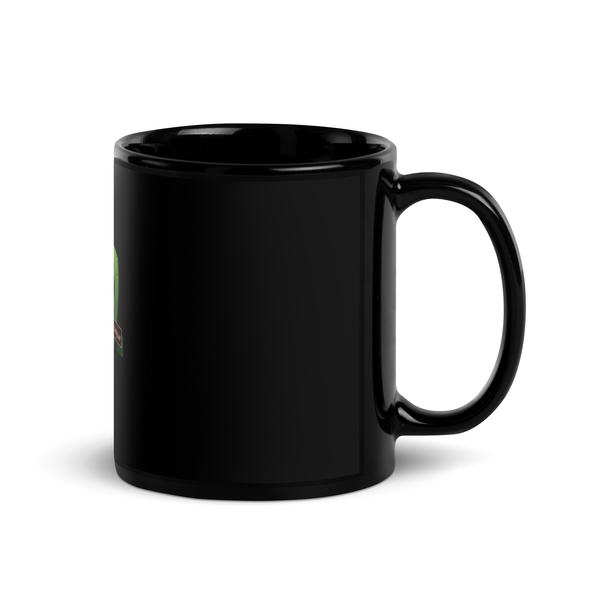 black glossy mug black glossy mug