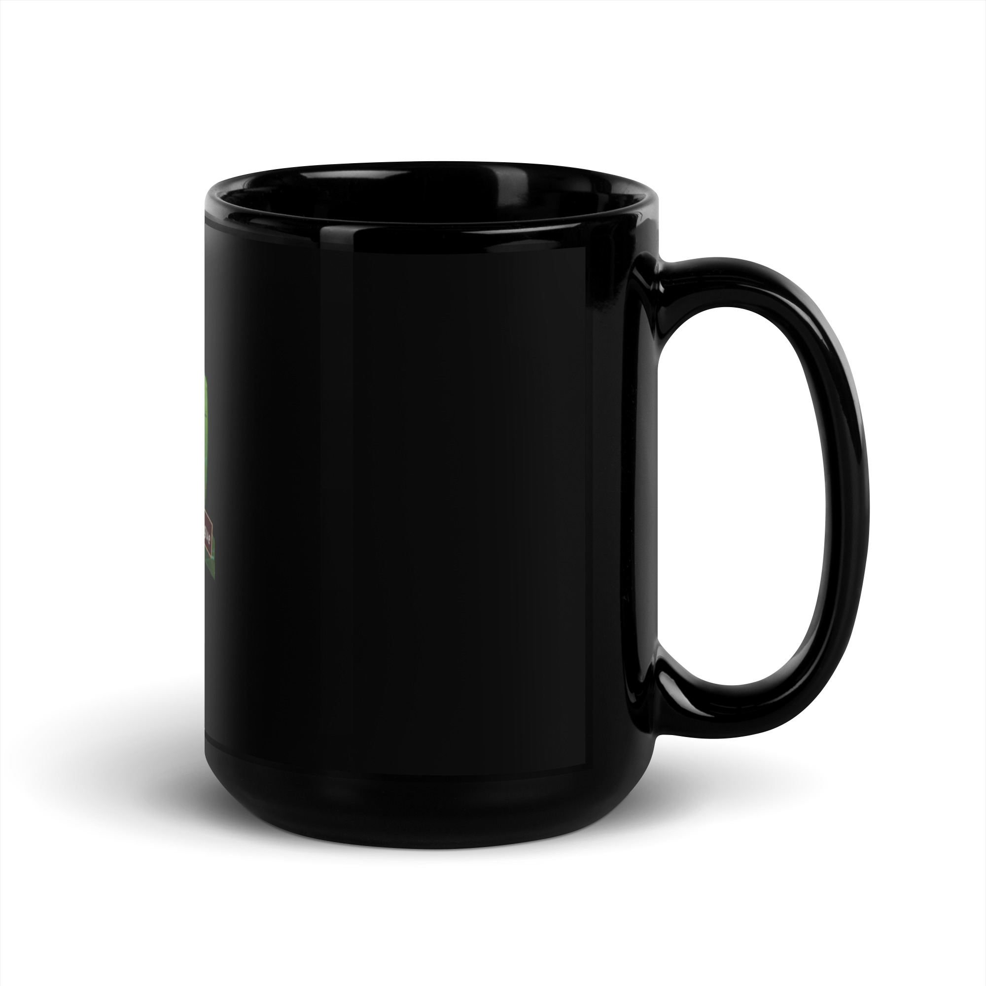 black glossy mug black glossy mug